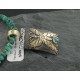 12kt Gold Filled and .925 Sterling Silver Handmade Butterfly Certified Authentic Navajo Turquoise Native American Necklace 390682377036