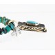 12kt Gold Filled and .925 Sterling Silver Handmade Butterfly Certified Authentic Navajo Turquoise Native American Necklace 390834920624