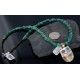12kt Gold Filled and .925 Sterling Silver Handmade Butterfly Certified Authentic Turquoise and Coral Native American Necklace 390653358196