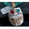 12kt Gold Filled and .925 Sterling Silver Handmade Butterfly Certified Authentic Turquoise and Coral Native American Necklace 390653358196