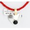 12kt Gold Filled and .925 Sterling Silver HANDMADE Certified Authentic BEGAY Navajo Turquoise and Coral Native American Necklace 390890158937