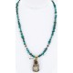 12kt Gold Filled and .925 Sterling Silver Handmade Dragonfly Certified Authentic Navajo Tigers Eye Native American Necklace 371034040820