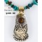 12kt Gold Filled and .925 Sterling Silver Handmade Dragonfly Certified Authentic Navajo Tigers Eye Native American Necklace 371034040820