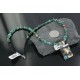12kt Gold Filled and .925 Sterling Silver Handmade Eagle Certified Authentic Navajo Turquoise Native American Necklace 370911089452