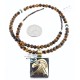 12kt Gold Filled and .925 Sterling Silver Handmade Eagle Certified Authentic Navajo Turquoise Native American Necklace 371009836570