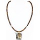 12kt Gold Filled and .925 Sterling Silver Handmade Eagle Certified Authentic Navajo Turquoise Native American Necklace 371009836570