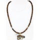 12kt Gold Filled and .925 Sterling Silver Handmade Eagle Certified Authentic Navajo Turquoise Native American Necklace 371013630270