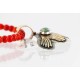 12kt Gold Filled and .925 Sterling Silver Handmade Eagle Certified Authentic Navajo Turquoise Native American Necklace 390813051559