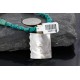 12kt Gold Filled and .925 Sterling Silver Handmade Gecko Certified Authentic Navajo Turquoise Native American Necklace 370990786763