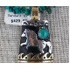 12kt Gold Filled and .925 Sterling Silver Handmade Horse Certified Authentic Navajo Turquoise Native American Necklace 370894058069