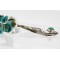 12kt Gold Filled and .925 Sterling Silver Handmade Horse Certified Authentic Navajo Turquoise Native American Necklace 371003507799