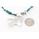 12kt Gold Filled and .925 Sterling Silver Handmade Horse Certified Authentic Navajo Turquoise Native American Necklace 390805211241