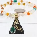 12kt Gold Filled and .925 Sterling Silver Handmade KOKOPELI Navajo Malachite Native American Necklace 390758419519