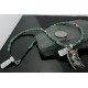 12kt Gold Filled and .925 Sterling Silver Handmade KOKOPELI Certified Authentic Navajo Turquoise Native American Necklace 370970755896