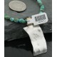 12kt Gold Filled and .925 Sterling Silver Handmade KOKOPELI Certified Authentic Navajo Turquoise Native American Necklace 370970755896