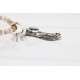 12kt Gold Filled and .925 Sterling Silver Handmade KOKOPELI Certified Authentic Navajo Turquoise Native American Necklace 371007373529