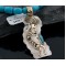 12kt Gold Filled and .925 Sterling Silver Handmade KOKOPELI Certified Authentic Navajo Turquoise Native American Necklace 390648379820