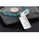 12kt Gold Filled and .925 Sterling Silver Handmade KOKOPELI Certified Authentic Navajo Turquoise Native American Necklace 390746081685