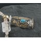 12kt Gold Filled and .925 Sterling Silver Handmade KOKOPELLI Certified Authentic Navajo Turquoise Native American Necklace 370918177619