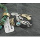 12kt Gold Filled and .925 Sterling Silver Handmade KOKOPELLI Certified Authentic Navajo Turquoise Native American Necklace 370922480908