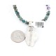 12kt Gold Filled and .925 Sterling Silver Handmade KOKOPELLI Certified Authentic Navajo Turquoise Native American Necklace 371051550927