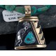 12kt Gold Filled and .925 Sterling Silver Handmade KOKOPELLI Certified Authentic Navajo Turquoise Native American Necklace 390650216576 12kt Gold Filled and .925 Sterling Silver Handmade KOKOPELLI Certified Authentic Navajo Turquoise Native American Necklace 390650216576