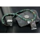 12kt Gold Filled and .925 Sterling Silver Handmade KOKOPELLI Certified Authentic Navajo Turquoise Native American Necklace 390673065306