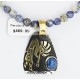 12kt Gold Filled and .925 Sterling Silver HANDMADE KOKOPELLI Certified Authentic Navajo Turquoise Native American Necklace 390890134413