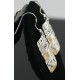 12kt Gold Filled and .925 Sterling Silver Handmade MOUNTAIN Certified Authentic Navajo Earring Native American Earrings 370923034848