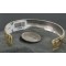 12kt Gold Filled and .925 Sterling Silver Handmade Mountains Certified Authentic Navajo Silver Native American Bracelet 370929234035