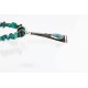 12kt Gold Filled and .925 Sterling Silver Handmade Rose Certified Authentic Navajo Turquoise Native American Necklace 371047910070