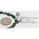12kt Gold Filled and .925 Sterling Silver HANDMADE Rose Certified Authentic Navajo Turquoise Native American Necklace 371114645560