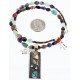 12kt Gold Filled and .925 Sterling Silver Handmade Rose Certified Authentic Navajo Turquoise Native American Necklace 390784295279