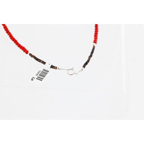 12kt Gold Filled and .925 Sterling Silver HANDMADE SUN KACHINA Certified Authentic Navajo CORAL Native American Necklace 371104879629