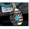 12kt Gold Filled and .925 Sterling Silver Handmade Wave Certified Authentic Navajo Turquoise Native American Necklace 390654545702