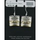 12kt Gold Filled and .925 Sterling Silver Handmade WAVES Certified Authentic Navajo Native American Earrings 370953615302 12kt Gold Filled and .925 Sterling Silver Handmade WAVES Certified Authentic Navajo Native American Earrings 370953615302