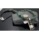 12kt Gold Filled, Handmade Bear Arrow Turquoise .925 Sterling Silver Certified Authentic Navajo 521 Native American Necklace 390576104133