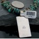12kt Gold Filled, Handmade Bear Arrow Turquoise .925 Sterling Silver Certified Authentic Navajo 521 Native American Necklace 390576104133
