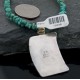 12kt Gold Filled, Handmade Bear Turquoise Spiny Oyster and .925 Sterling Silver Certified Authentic Navajo 386 Native American Necklace 370799144128