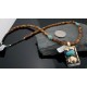 12kt Gold Filled Handmade Buffalo Turquoise .925 Sterling Silver Certified Authentic Navajo 3 Native American Necklace 390597267000