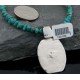 12kt Gold Filled Handmade Buffalo Turquoise .925 Sterling Silver Certified Authentic Navajo Native American Necklace 390587495460