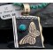 12kt Gold Filled Handmade Butterfly Turquoise .925 Sterling Silver Certified Authentic Navajo Native American Necklace 370834465457 12kt Gold Filled Handmade Butterfly Turquoise .925 Sterling Silver Certified Authentic Navajo Native American Necklace 370834465457