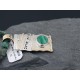 12kt Gold Filled Handmade Certified Authentic .925 Sterling Silver Navajo Natural Malachite and Turquoise Native American Necklace 390614969457