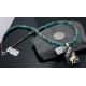12kt Gold Filled Handmade Horse Certified Authentic .925 Sterling Silver Navajo Turquoise Native American Necklace 370882633206