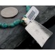 12kt Gold Filled Handmade Horse Certified Authentic .925 Sterling Silver Navajo Turquoise Native American Necklace 370882633206