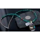 12kt Gold Filled Handmade Horse Certified Authentic .925 Sterling Silver Navajo Turquoise Native American Necklace 370885895069