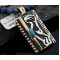 12kt Gold Filled Handmade KOKOPELLI Certified Authentic .925 Sterling Silver Navajo Turquoise Native American Necklace 370846354311