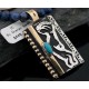 12kt Gold Filled Handmade KOKOPELLI Certified Authentic .925 Sterling Silver Navajo Turquoise Native American Necklace 370846354311