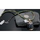 12kt Gold Filled Handmade Mountain Certified Authentic .925 Sterling Silver Navajo LAPIS and Turquois Native American Necklace 390613921458