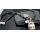 12kt Gold Filled Handmade Storyteller Turquoise Certified Authentic .925 Sterling Silver Navajo Native American Necklace 390597266999